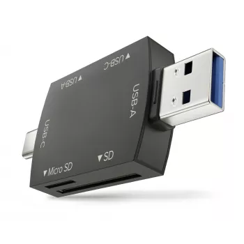 Newell OTG 4-in-1 USB 3.0 hub zwart