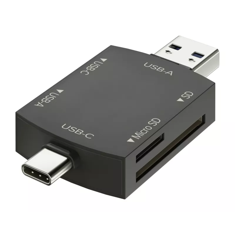 Newell OTG 4-in-1 USB 3.0 hub zwart