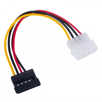 Akyga AK-CA-17 Molex-naar-SATA stroomadapterkabel, 15 cm