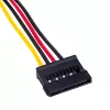 Akyga AK-CA-17 Molex-naar-SATA stroomadapterkabel, 15 cm