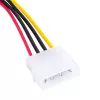 Akyga AK-CA-17 Molex-naar-SATA stroomadapterkabel, 15 cm