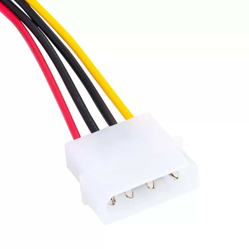 Akyga AK-CA-17 Molex-naar-SATA stroomadapterkabel, 15 cm