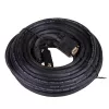 Akyga AK-AV-09 VGA-kabel D-Sub 15-polig, stekker naar stekker, 2 ferrietkernen, 15 m, zwart