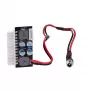 Akyga AK-CA-38 PICO-PSU DC/ATX-voedingsadapter, 120 W, 12 V DC-ingang, 24-pin ATX, P4, SATA, Molex