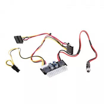 Akyga AK-CA-38 PICO-PSU DC/ATX-voedingsadapter, 120 W, 12 V DC-ingang, 24-pin ATX, P4, SATA, Molex