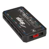 Akyga AK-CA-73 RGB-ventilatorcontroller met afstandsbediening, 12 aansluitingen (10 ventilatoren + 2 LED-strips), Molex-stroomvoorziening