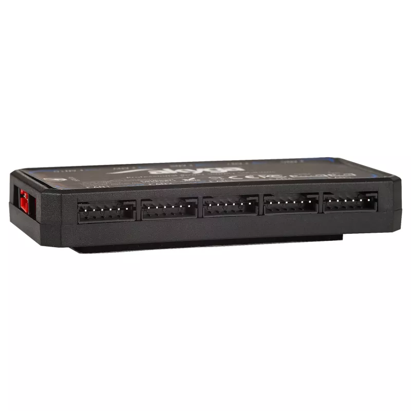 Akyga AK-CA-73 RGB-ventilatorcontroller met afstandsbediening, 12 aansluitingen (10 ventilatoren + 2 LED-strips), Molex-stroomvoorziening