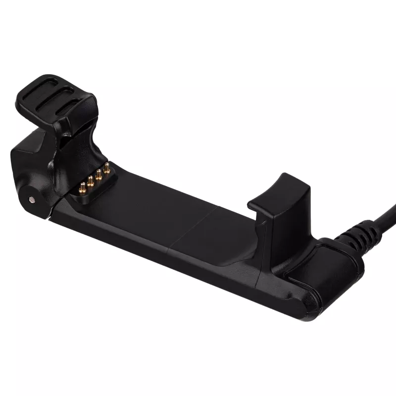 Akyga AK-SW-19 USB-laadkabel met clip voor Garmin Forerunner 220, 1 m, zwart