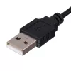Akyga AK-SW-19 USB-laadkabel met clip voor Garmin Forerunner 220, 1 m, zwart