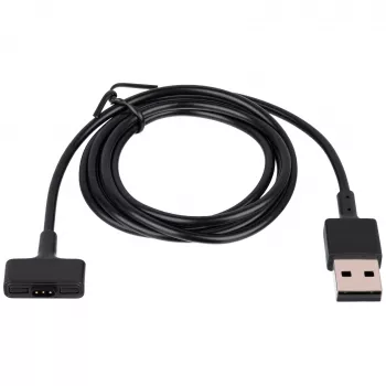 Akyga AK-SW-23 magnetische USB-laadkabel voor Fitbit Ionic, 1 m, zwart