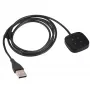 Akyga AK-SW-27 magnetische USB-laadkabel voor Fitbit Versa 3 / Sense, 1 m, zwart