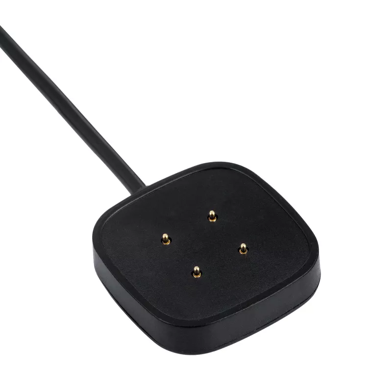 Akyga AK-SW-27 magnetische USB-laadkabel voor Fitbit Versa 3 / Sense, 1 m, zwart
