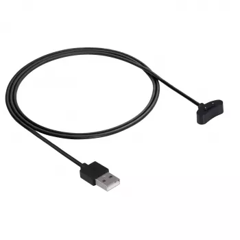 Akyga AK-SW-39 magnetische laadkabel voor Ticwatch Pro 3 GPS / E3, USB-A, 1 m, zwart
