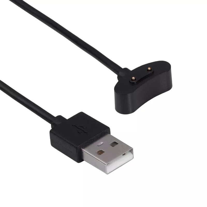 Akyga AK-SW-39 magnetische laadkabel voor Ticwatch Pro 3 GPS / E3, USB-A, 1 m, zwart