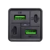Akyga Charge Brick AK-CH-17 USB-oplader 65 W, 2 x USB-C PD + 2 x USB-A QC 4+, zwart