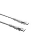 Akyga AK-USB-40 USB-C naar USB-C kabel, USB 2.0, 60 W, 1 m, wit