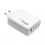 Akyga AK-CH-24 GaN USB-oplader 140 W, 3 x USB-C PD + USB-A, wit