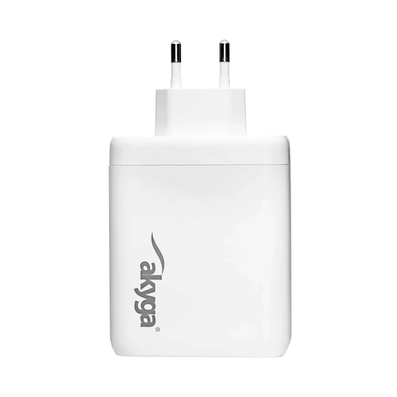 Akyga AK-CH-24 GaN USB-oplader 140 W, 3 x USB-C PD + USB-A, wit