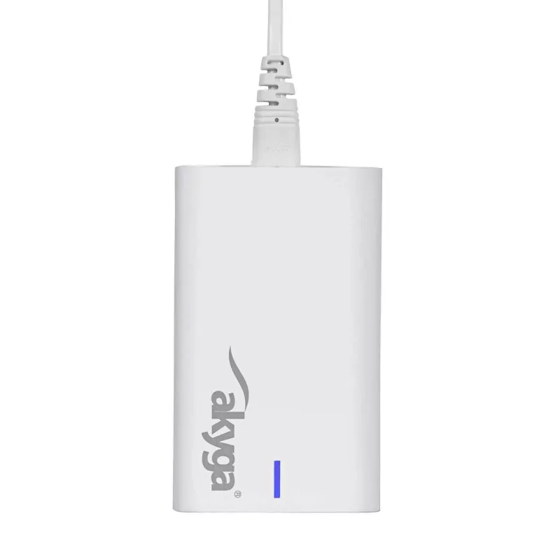 Akyga AK-CH-25 GaN tafel-USB-oplader 140 W, 3 x USB-C PD + USB-A, wit