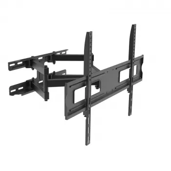 Akyga AK-MB-10 draaibare TV-muurbeugel, 37-70 inch, 50 kg, VESA 600x400, draaien ±45°, kantelen ±20°, zwart