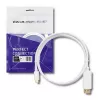 Qoltec USB 3.1 Type-C mannelijk naar HDMI Type A mannelijk adapterkabel, 4K, Alternate Mode, 1m, zwart