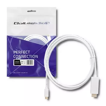 Qoltec USB 3.1 Type C mannelijk naar HDMI A mannelijk kabel 2m 4K 60Hz