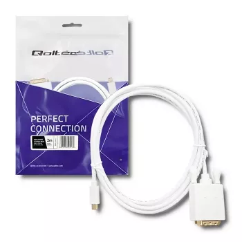 Qoltec USB 3.1 Type-C stekker naar DVI-D stekker adapterkabel 2m 4K
