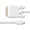 Qoltec USB 3.1 Type-C stekker naar DVI-D stekker adapterkabel 2m 4K