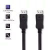 Qoltec DisplayPort 1.4 kabel stekker naar stekker 3m 8K zwart