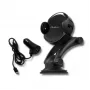 Qoltec PRO draadloze autolader met IR-houder 15W QC 3.0 USB Type-C zwart