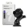 Qoltec PRO draadloze autolader met IR-houder 15W QC 3.0 USB Type-C zwart