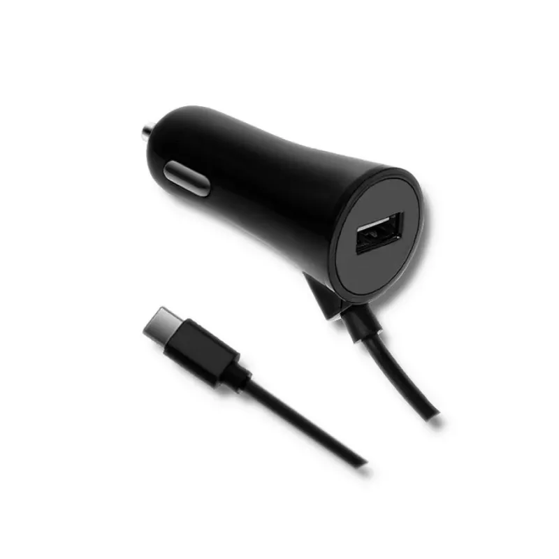 Qoltec PRO draadloze autolader met IR-houder 15W QC 3.0 USB Type-C zwart