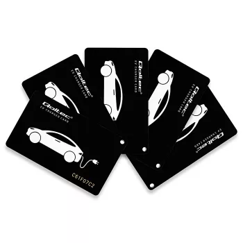 Qoltec RFID-proximitykaarten voor EV-laadstation - 5 stuks | Hotel, parkeren