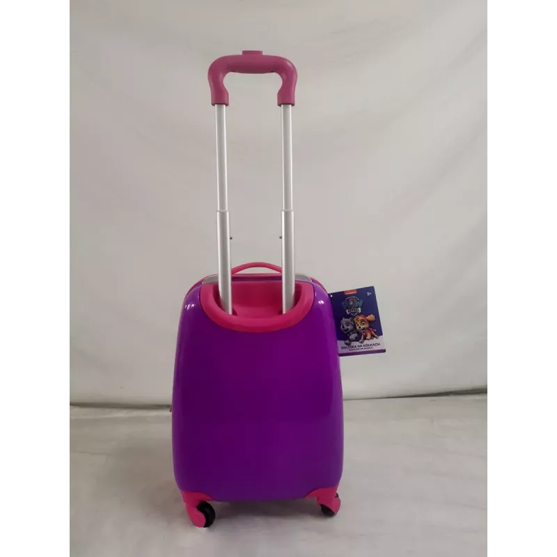 Nickelodeon Paw Patrol on Wheels - roze grote kinderreiskoffer