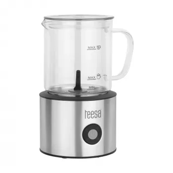 TEESA melkopschuimer AROMA F60 500W zwart/zilver