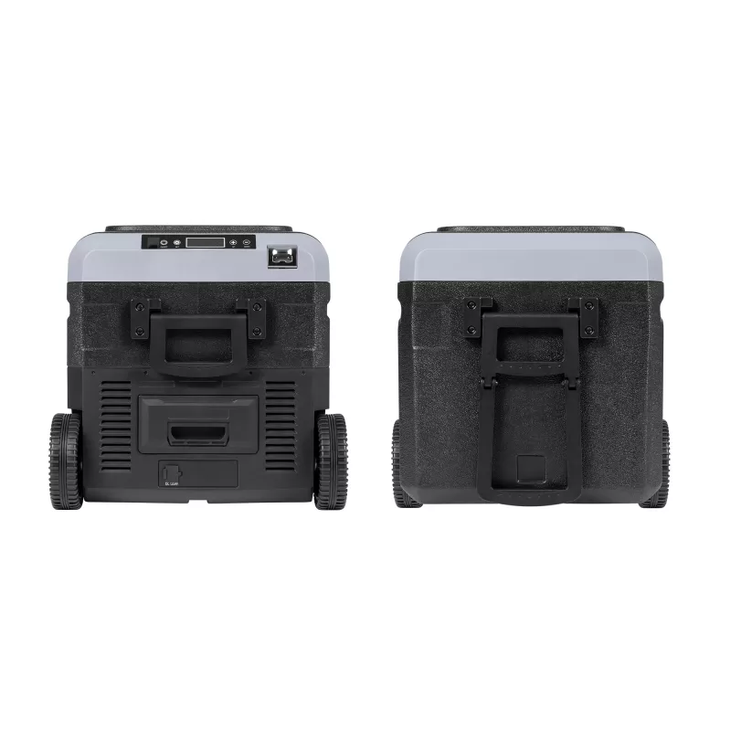 TEESA TSA6002 professionele compressor-koelkast/vriezer 40L, DC12/24V AC230V, batterijcompatibel, grote wielen, stevige greep, Bluetooth