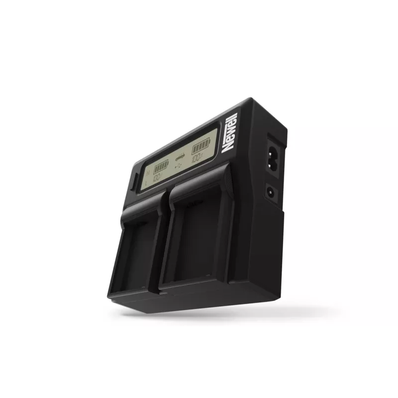 Newell dual-channel LCD-oplader DC-LCD voor Nikon EN-EL15 accu's