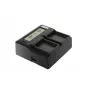 Newell dual-channel LCD-oplader voor Canon LP-E6 accu's