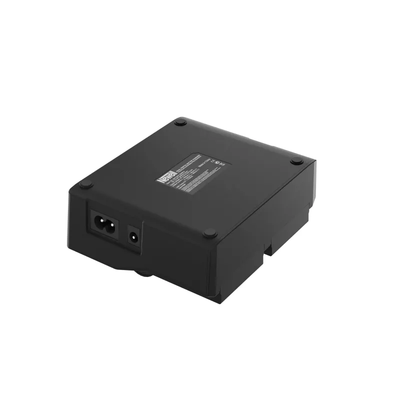 Newell dual-channel LCD-oplader voor Canon LP-E6 accu's