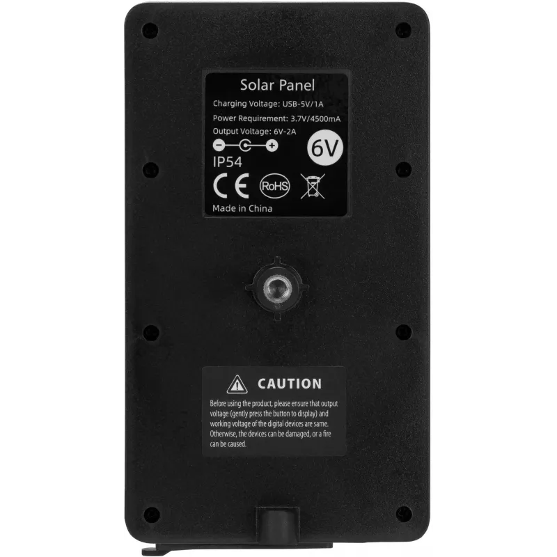 Zonnepaneel voor Redleaf RD3019 Pro trailcamera - 2W monokristallijn, 8000mAh accu, IP66