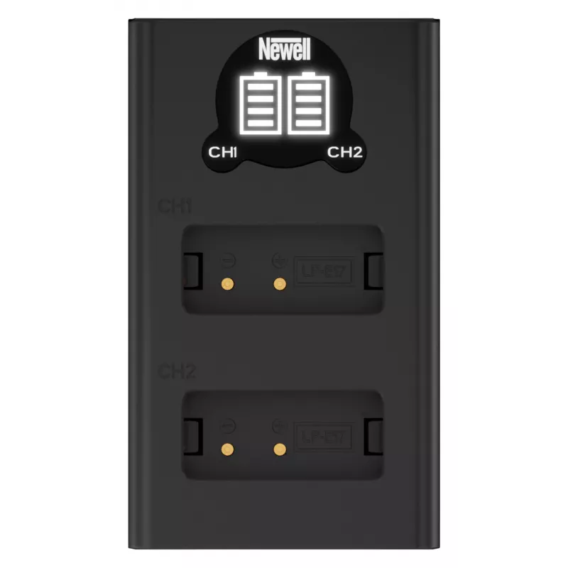 Newell dual-channel USB-C-oplader DL-USB-C voor Canon LP-E17-accu's