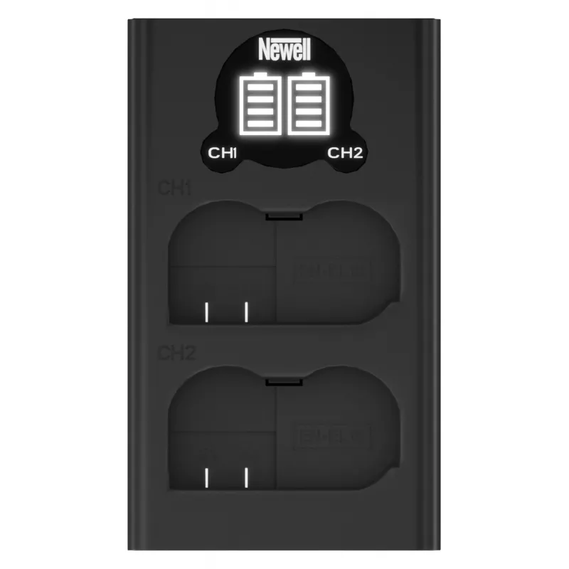 Newell dual-channel USB-C-oplader DL-USB-C voor Nikon EN-EL15-accu's