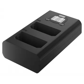 Newell dual-channel USB-C-oplader DL-USB-C voor Canon LP-E10-accu's