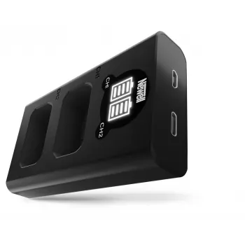 Newell dual-channel USB-C-oplader DL-USB-C voor Sony NP-FW50-accu's