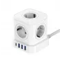Newell GaN Power Cube 9w1 wit stekkerdoos met USB-oplader