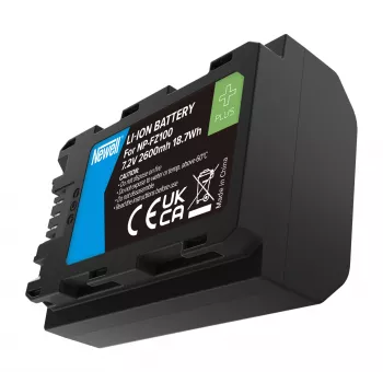 Newell Plus vervangende accu NP-FZ100 voor Sony-camera's, 2280mAh, 7,2V, Li-Ion, zwart