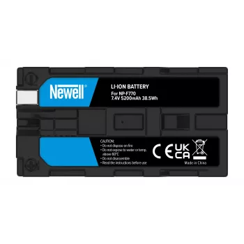 Newell vervangende accu NP-F770 voor Sony-camcorder, 4400mAh, 7,4V Li-Ion
