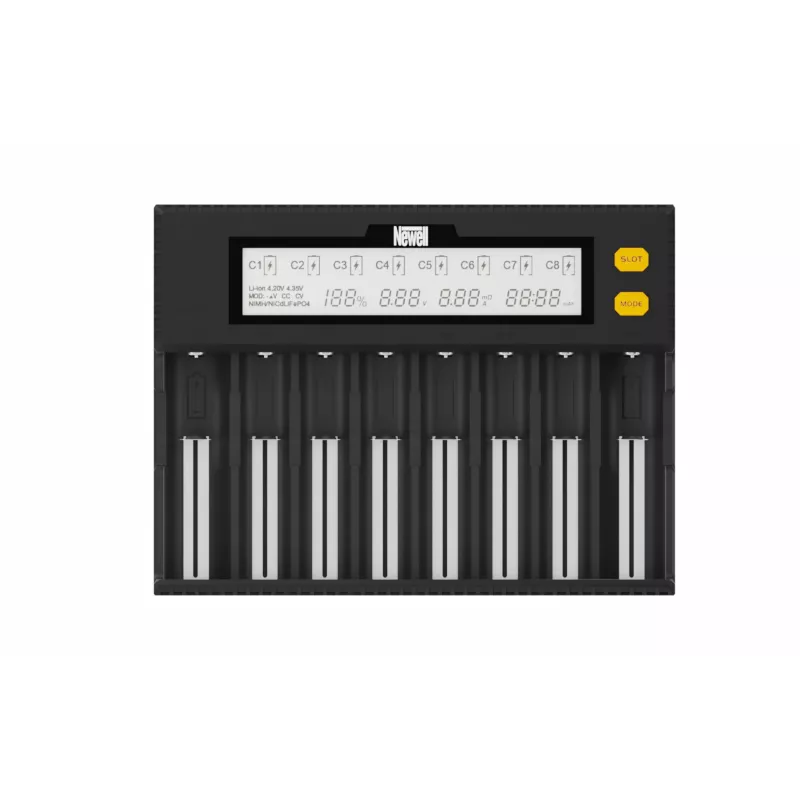 Newell Smart C8-oplader voor NiMH/Li-Ion-accu's