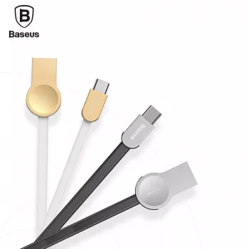 Baseus Keyble kabel (zinklegering) USB-A naar USB-C 1m wit
