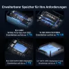 GEEKOM IT12 mini-pc, Intel Core i5-12450H, 16 GB RAM, 512 GB SSD, Windows 11 Pro, blauw